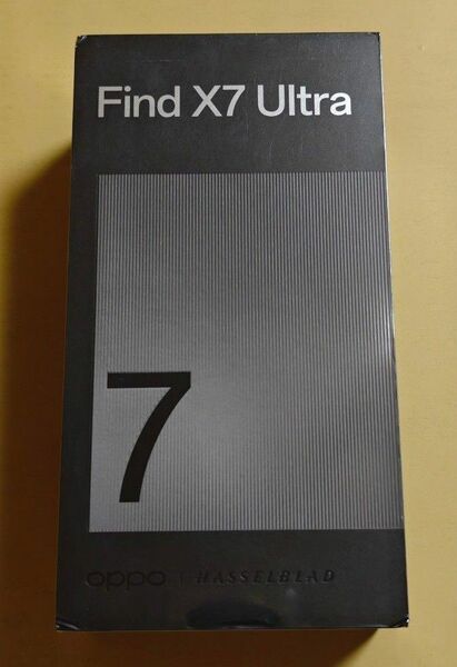 OPPO Find X7 Ultra　黒　12/256GB　おまけ付