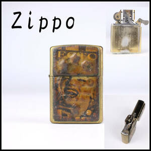 【秀】ZB492 ジッポー 【Zippo】 オイルライター ECTO／合箱 美品！ｒ