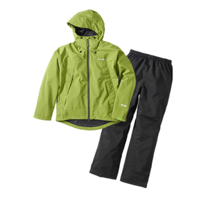 (T8)..[ Rivalley RL comfortable rainsuit top and bottom lime yellow size L]