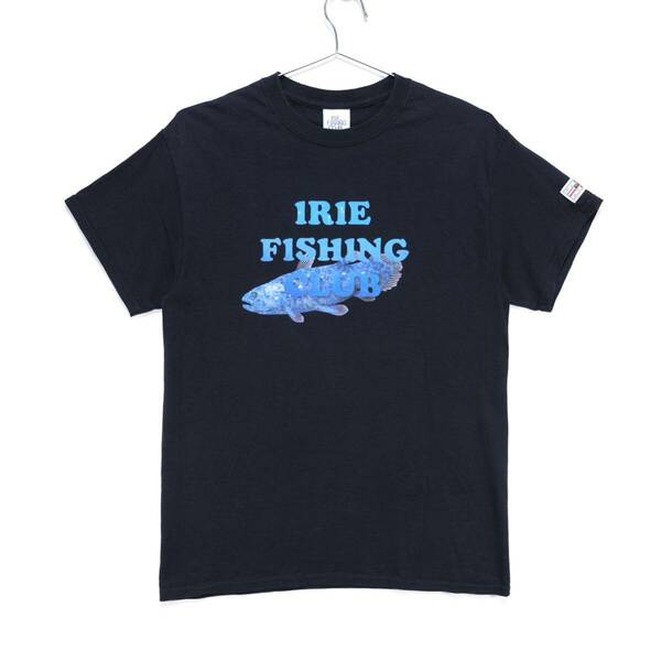 【送料無料】IRIE FISHING CLUB(アイリーフィッシング クラブ)/LIVING ANCIENT FISH TEE/シーラカンス Tシャツ/ブラック/Mサイズ