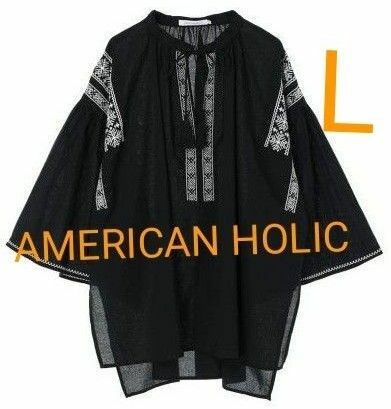 AMERICAN HOLIC アメリカンホリック刺繍ブラウス