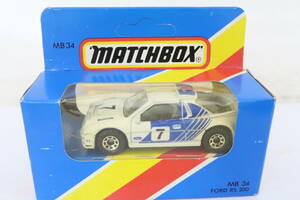 matchbox FORD RS 200 GROUP B Ford unopened maca o made nare