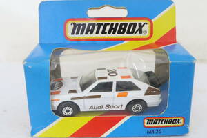 matchbox AUDI QUATTRO Audi k at ro unopened England made rore