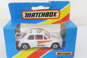 matchbox FIAT ABARTH 131 RALLY Fiat abarth Rally unopened England made here 
