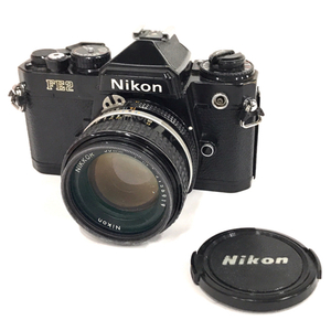 1円 Nikon FE2 Ai-s NIKKOR 50mm 1:1.4 一眼レフフィルムカメラ ボディ C201013
