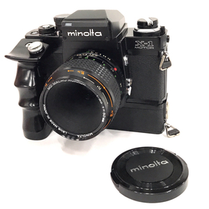 1円 MINOLTA X-1 MOTOR MD MACRO ROKKOR 1:3.5 50mm 一眼レフフィルムカメラ レンズ C191530