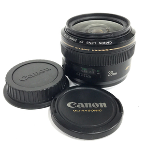 1円 CANON LENS EF 28mm 1:1.8 一眼 オートフォーカス カメラ レンズ 光学機器 C191053