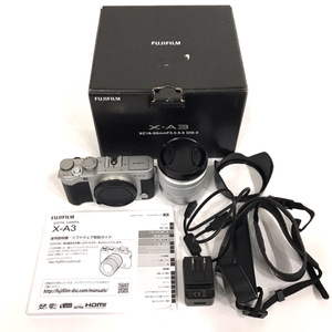 1円 FUJIFILM X-A3 SUPER EBC XC 16-50mm 1:3.5-5.6 OIS ミラーレス一眼 デジタルカメラ C192113