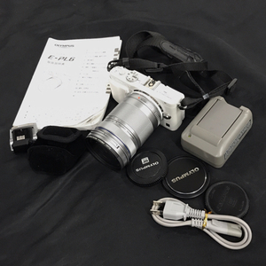 1円 OLYMPUS PEN Lite E-PL6 M.ZUIKO DIGITAL 40-150mm 1:4-5.6 ミラーレス一眼 デジタルカメラ C191830