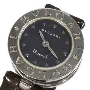  BVLGARY Be Zero One BZ22S кварц наручные часы женский черный циферблат принадлежности есть BVLGARI QR062-324