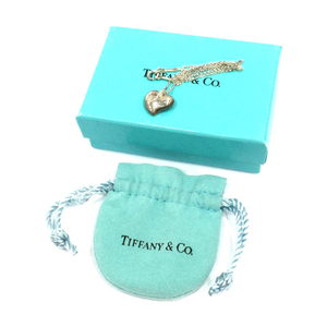 ティファニー 925 ハート ネックレス 重量4.2g アクセサリー ブランド小物 レディース 保存袋・箱付き Tiffany&Co.
