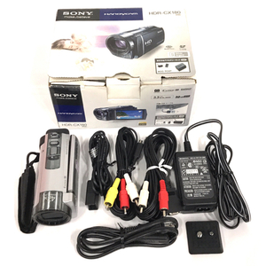 SONY Handycam HDR-CX180 HD デジタルビデオカメラ 動作確認済み QR054-3