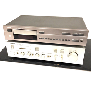 YAMAHA CDX-480 CDプレーヤー A-6a ステレオアンプ オーディオ機器 セット QD062-56