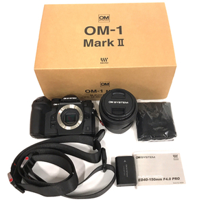 1円 OM SYSTEM OM-1 MarkII 12-40mm M.ZUIKO DIGITAL 12-40mm 1:2.8 PRO II ミラーレス一眼カメラ レンズ