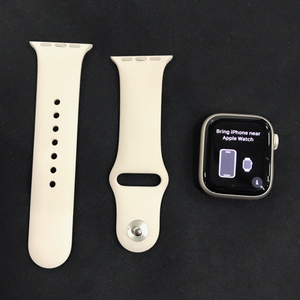 1 иен Apple Watch Series9 41mm GPS модель MR8T3J/A A2978 Star свет смарт-часы корпус 