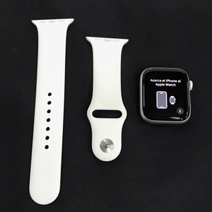 1 иен Apple Watch SE 44mm GPS модель MYDQ2J/A A2352 серебряный смарт-часы корпус 