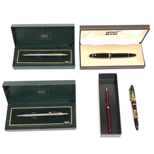  Montblanc Meister shute.kNo.146 pen .14K fountain pen other sailor ballpen etc. stationery total 5 point A12090