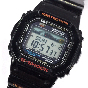 カシオ Gショック マルチバンド6 タフソーラー 腕時計 GWX-5600 メンズ 稼働品 ブラック G-SHOCK QR062-269