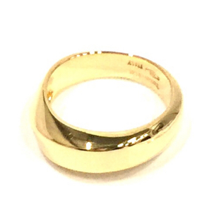 ティファニー 750 ナイフエッジ イエローゴールド 9号 リング 指輪 アクセサリー レディース Tiffany QR063-343