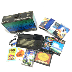 National MSX CF2700/シャロム 魔城伝説III 完結編/バックトゥザフューチャー 等 含む パソコン カセット 等 まとめ