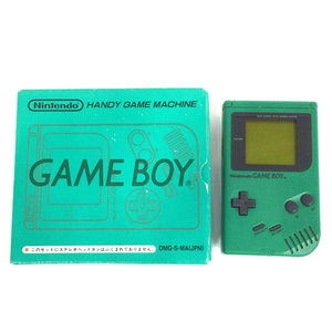 Nintendo DMG-01 初代 ゲームボーイ グリーン 通電確認済み 箱付き QR063-381