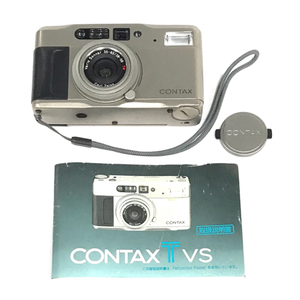 1円 CONTAX TVS Carl Zeiss 3.5-5.6/28-56 コンパクトフィルムカメラ コンタックス