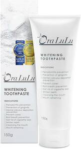 OraLuLu(オーラルル) ペースト ホワイトニング 歯磨き粉 口臭ケア 医薬部外品 150g