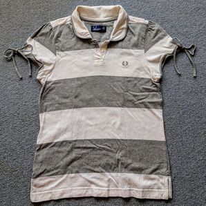 FRED PERRY フレッドペリー 半袖ポロシャツ ボーダー 半袖 ポロシャツ