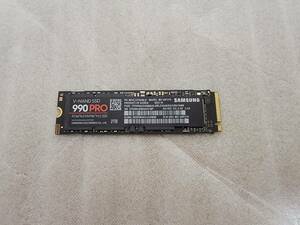 SAMSUNG 990PRO PCIe4.0 NVMe 2TB SSD MZ-V9P2T0B-IT 使用時間：50時間 動作OK　スキャン済み