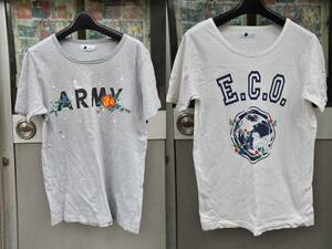 ミラコ miraco 　半袖　Tシャツ　グレー　Mサイズ　＆　白　即決