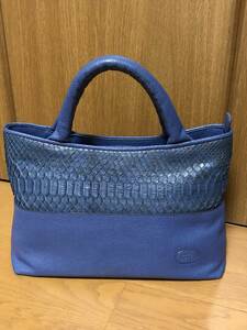  new goods unused IBIZAibisa python × Buffalo. handbag 