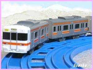 即決！送料無料●プラレール JR東海★３１３系電車 特別快速 大垣行★サウンド機能搭載 簡易清掃 整備点検 正常走行◎