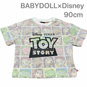 【未使用】BABYDOLL×Disneyベビードールディズニー Tシャツキッズ 半袖トイストーリー