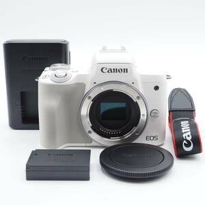 ★極上品★ Canon キヤノン ミラーレス EOS Kiss M2 ボディー ホワイト #2371