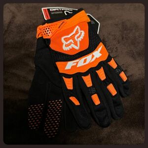 L 新 オレンジ FOX RACING フォックス グローブ手袋 ダートパウ バイク モトクロス オフロード MX 防護手袋 レーシング MTB 春 夏 秋