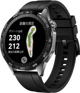 新品未開封HUAWEI(ファーウェイ) WATCH GT4 46mm ゴルフナビ搭載 スマートウォッチ コース攻略 練習モード 最長14日間持続ロングバッテリー