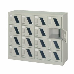 * new goods shoes locker width 1050x380x880 door attaching window attaching pills none type middle shelves none shoes shoe rack steel Alps SC-16WM ALPS office work equipment store 