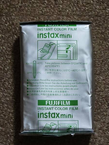FUJIFILM インスタントカラーフィルム instax mini 1パック INSTAX MINI KY1　未開封