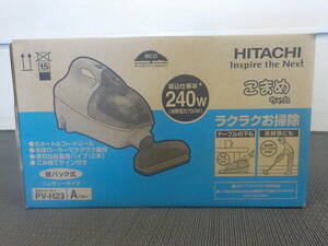 *[ beautiful goods ]HITACHI Komame Chan 2016 year made Hitachi electric vacuum cleaner PV-H23 handy type blue compact vacuum cleaner paper pack type [ operation verification settled ]