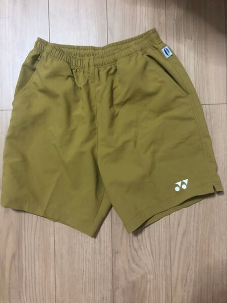 ヨネックス パンツ ズボン テニス ウェア ユニフォーム M キャメルゴールド