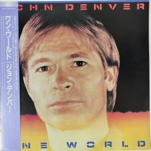 49025 ★盤未使用に近い John Denver / One World ジョン・デンバー/ワン・ワールド ※帯付き