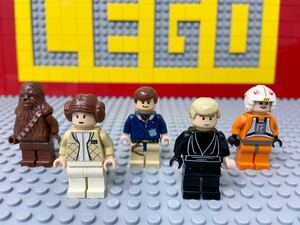 * Звездные войны * Lego Mini fig Leia Organa Roo k Han Solo Chewbacca Pilot кукла эпизод 3 4 5 C60333