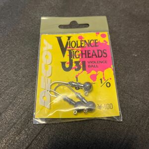 送料84円 デコイ　バイオレンスジグヘッド 3.5g 1/8oz 1/0 DECOY VIOLENCE JIGHEADS ジグヘッド ミドスト VJ-31 カツイチ 3本