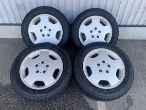 ★富山発　バリ溝!!　Weds　ウェッズ　16インチ　アルミ　YOKOHAMA　ヨコハマ　215/55R16　スタッドレス　2019年　直接引取可　売切り