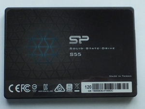 シリコンパワー製2.5インチ 120GB SATA SSD S55