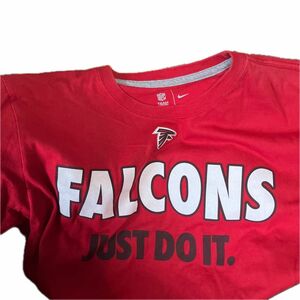 NIKE ナイキ　NFL ファルコンズ　 半袖Tシャツ Tシャツ バーガンディ　M