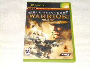 xbox*FULL SPECTRUM WARRIOR overseas edition * box attaching * instructions attaching * soft attaching 