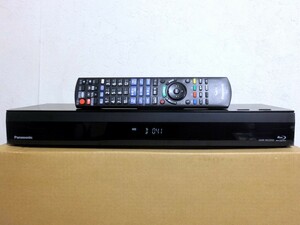 【完動品】パナソニック Panasonic HDD/BDレコーダー DMR-BX2050 全チャンネル録画 リモコン付 1円~ 状態良好 極美品 新品のHDDへ換装