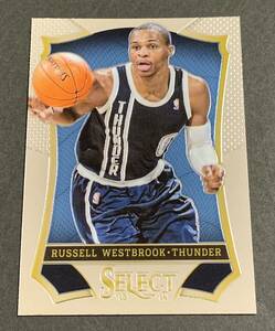 2013-14 Panini Select Russell Westbrook No.133 Thunder NBA ラッセル・ウェストブルック　サンダー　パニーニ