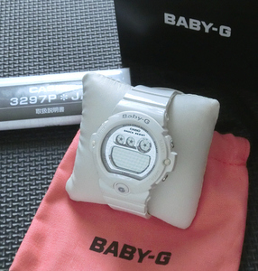 即決 美品 ★ カシオ ベビーG / 白 × ミラー 6900-7JF CASIO Baby-G 腕時計 ★ 送料300円